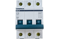 Выключатель автоматический модульный GENERICA 3п C 16А 4.5кА ВА47-29М MVA21-3-016-C-G