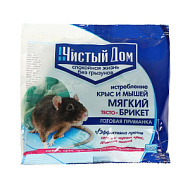 Брикеты от крыс ЧИСТЫЙ ДОМ  тесто 200 гр