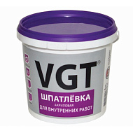 Шпатлевка VGT для внутренних работ, акриловая, 3,6кг
