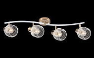 Светильник потолочный Мелодия света Белый+золото 4*60W Е14 12кв. м