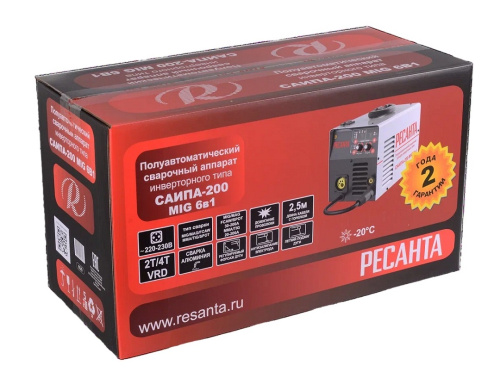 Сварочный полуавтомат Ресанта САИПА-200 (MIG/MAG) 65/9