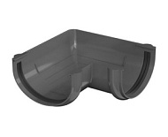 Угол желоба 90 гр Технониколь Оптима ПВХ серый /25/