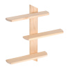 Полка трехъярусная, 51х50х9 см, липа