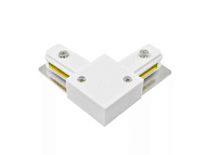 Коннектор L-образный PTR CL-WH накладной/подвесной шинопровод бел. JazzWay