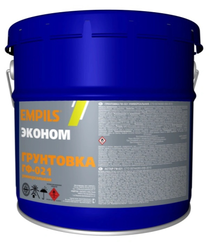 Грунтовка EMPILS Эконом ГФ-021 20кг красно-коричневая
