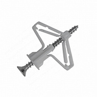 Дюбель Бабочка 10х50мм с саморезом 6х40мм 4шт/пакет