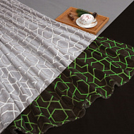 7880900 Плед Этель, светящийся в темноте "Геометрия»" цв.серый 150*200 см,100% п/э, 220 гр/м2