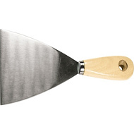 Шпательная лопатка SPARTA нержавеющая сталь, деревянная ручка, 80 мм
