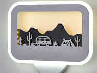 Светильник 6627-26W white+black