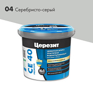 Затирка для швов СЕ 40 серебристо-серый Церезит 1кг