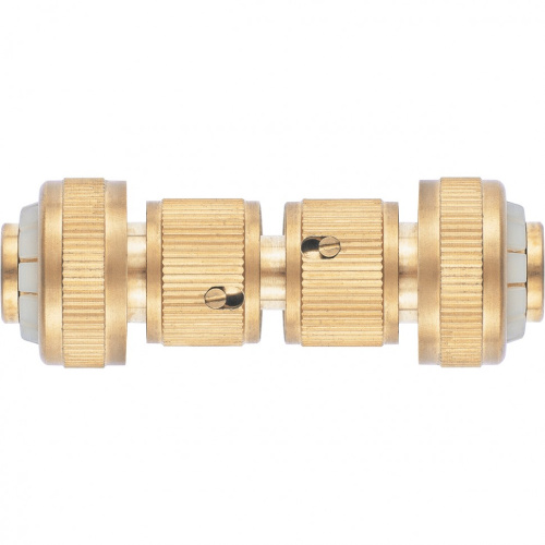Набор для соединения шлангов латунный Palisad 3/4 переходник 2 соединителя аквастоп