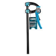 20721 Струбцина Gross реечная быстрозажимная,мет. корпус,рычажный храповый механизм,12/300 мм