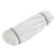 Шнур витой трехрядный ПП 3 мм, белый, 20м
