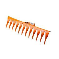 П8489 Грабли 12-зубые витые усиленные толщ.мет 3мм клепаные б/ч