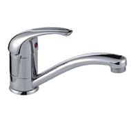 F4529-В Смеситель для кухни Frap, хром, средний излив