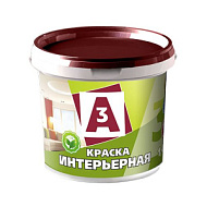 Краска А3 интерьерная, воднодисперсионная , акриловая, белая 13,0 кг