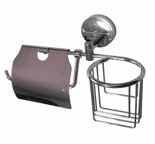 Бумагодержатель Санакс, хром, с держателем освежителя воздуха 1216