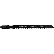 15984-4_z02 Пилки STAYER Profi для лобзика по дереву ДВП, ДСП, EU-хвост., 75/4мм, 2шт.