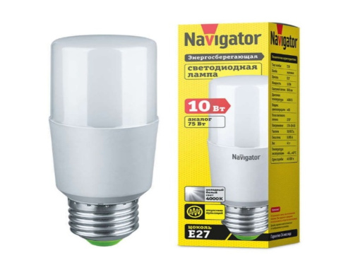 Лампа светодиодная Navigator 61 466 NLL-T39-10-230-4K-E27