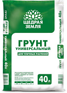 Грунт универсальный «Щедрая земля», 60 л