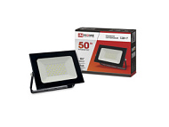 Прожектор светодиодный IN HOME СДО-7 50Вт 230В 6500К IP65 черн.