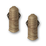 228 Угол наружный Лексида 80мм с крепежом Дуб классик (2шт/блистер)