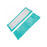 Насадка "Рыжий кот" МОП для швабры плоская/микрофибра с карманами, 14*44см