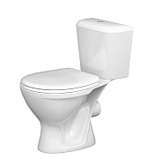 Унитаз-компакт Santeri Pro, белый, 1 режим, полипропилен