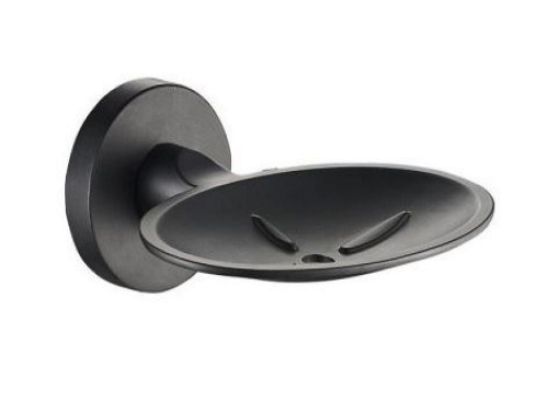 Мыльница Raindrops Black, металл 3359