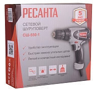 Сетевой шуруповерт СШ-550-1 Ресанта