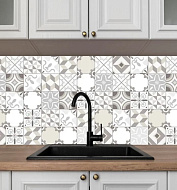 Панель АБС фартук Плитка узор 3000*600*1,5мм