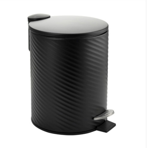 Ведро для мусора Санакс 5л, хром, винтообразное 705