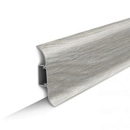 253 Плинтус Лексида 55х2200мм Ясень серый