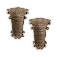 291 Угол внутренний Лексида 55мм Орех (2шт/блистер)