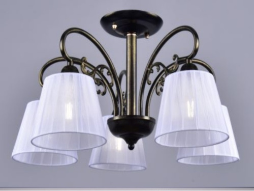 Светильник РС21083 BK+FG/5C