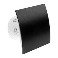 Вентилятор вытяжной D100 мм КосмоВент КОСМО KVB100-ок черный, с обратным клапаном