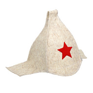 Шапка "Будёновка" белая