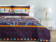 Постельное белье "Этель" дуэт Урбан 143х215 см - 2 шт., 240х220 см, 70х70 см - 2 шт., 100% хлопок, бязь 125 г/м²