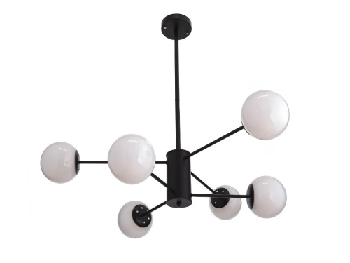 Люстра MWLIGHT "Баренса" черный 6*40W*E27 12кв.м