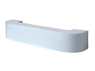 Карниз MAGELLAN Кристалл 3D 85мм Ультракомпакт, Белый лак,декоративная планка,3-х рядный 200см