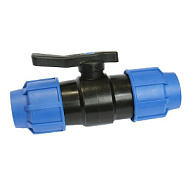 Кран шаровый ПНД D20х20мм