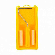 Малярный набор для работ с лаками: кювета 150мм*290 мм и мини-валик 110мм