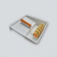 Набор универсальный: ванночка 320*350мм + валик 180мм, полиакрил