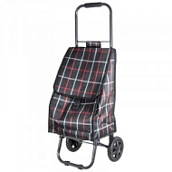 Сумка-тележка на колесах "Brown", 30кг, 39*21*84см, пластик, d=135мм