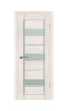 Дверное полотно остеклённое VellDoris Duplex 2000*600мм дуб белый
