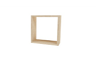 Полка навесная "Квадрат" 298*298*122мм Дуб сонома