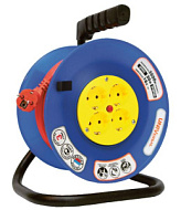 Удлинитель на катушке 4*Удл. 4*30 на кат. 240мм защ. от перегрузки 1,3кВт