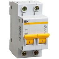 Выключатель автоматический  2п С 40А ВА 47-29, 4,5кА, ИЭК MVA20-2-040-C