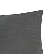 9556799 Наволочка Этель 70х70см, цвет серый, 100% хлопок, поплин, 125 г/м2