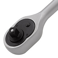 Набор торцевых головок Stels 1/4", головки 4 - 13 мм, с трещоточным ключом, CrV,11 предметов